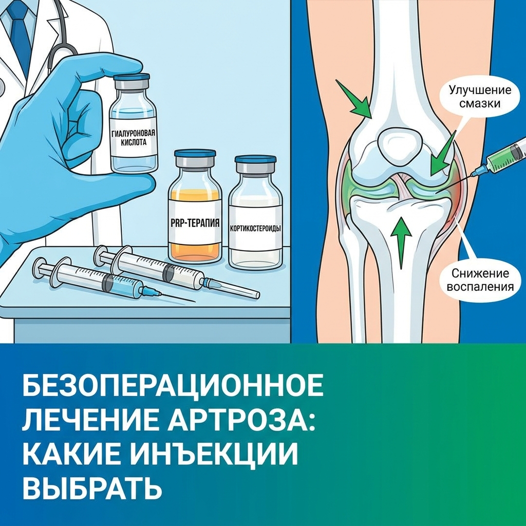 Безоперационное лечение артроза
