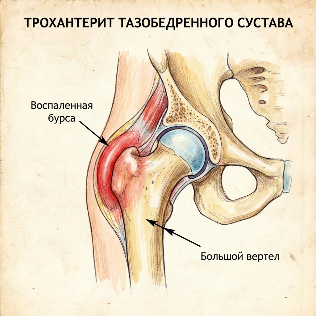 Трохантерит тазобедренного сустава